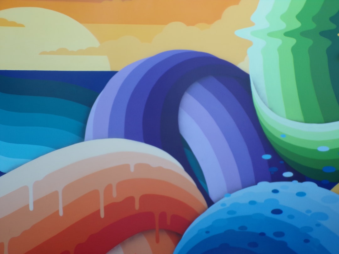 Large-scale street mural in St. Petersburg Florida Warehouse Arts District